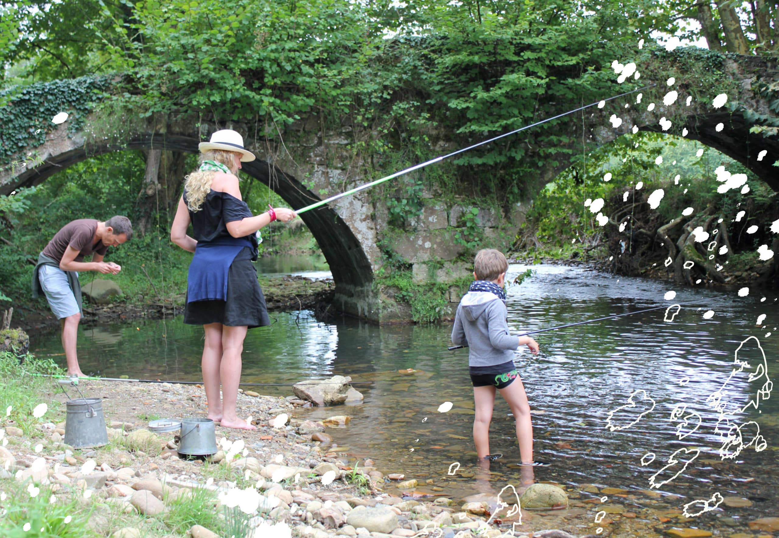 Pêche en famille