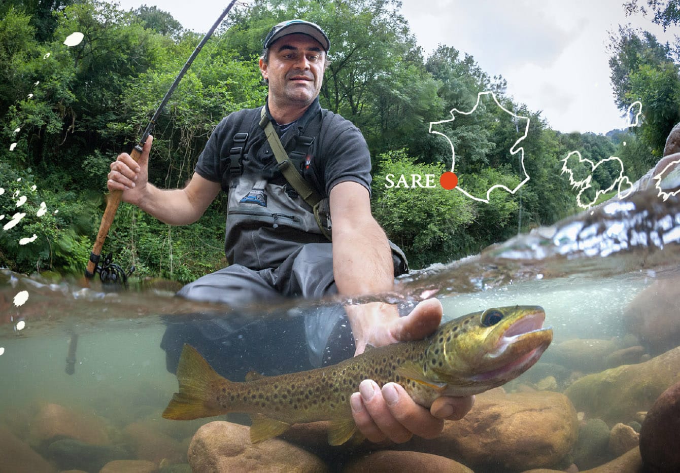 SORTIE GUIDE PÊCHE PYRÉNÉES-ATLANTIQUES 